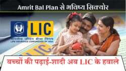 LIC की नई पॉलिसी लांच, बच्चों की पढ़ाई से लेकर शादी तक टेंशन खत्म साथ मे तगड़ा रिटर्न LIC Amrit Bal Plan